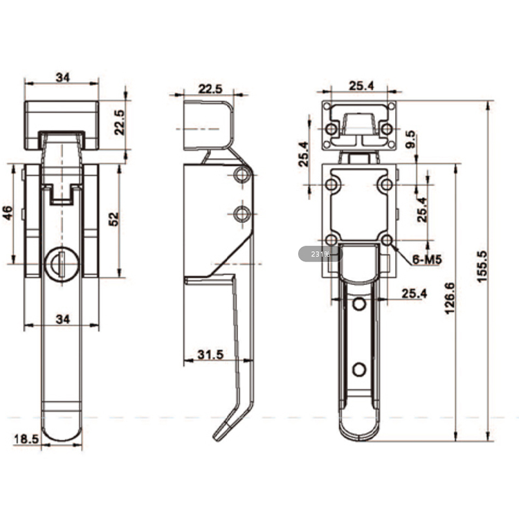 Push Type Stramming Bucklee-C9401-1