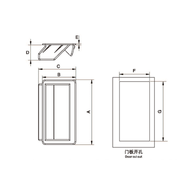 Innebygd spennehåndtak-E5302-4